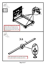 Preview for 6 page of Furniture of America CM7362Q Assembly Instructions Manual