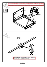 Preview for 6 page of Furniture of America CM7363Q Assembly Instructions Manual