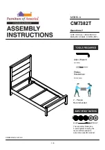 Preview for 1 page of Furniture of America CM7382T Assembly Instructions Manual