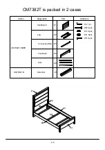 Preview for 6 page of Furniture of America CM7382T Assembly Instructions Manual