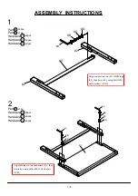 Preview for 7 page of Furniture of America CM7382T Assembly Instructions Manual