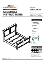 Preview for 1 page of Furniture of America CM7383CK Assembly Instructions Manual