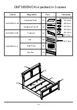 Preview for 6 page of Furniture of America CM7383CK Assembly Instructions Manual