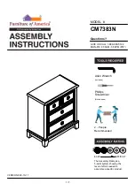 Furniture of America CM7383N Assembly Instructions Manual preview