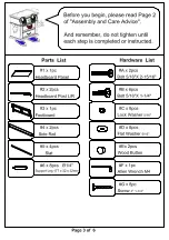 Preview for 9 page of Furniture of America CM7383Q Assembly Instructions Manual