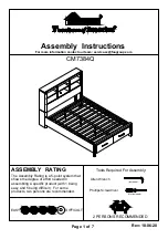 Furniture of America CM7384CK Assembly Instructions Manual preview