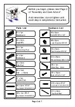 Preview for 10 page of Furniture of America CM7384CK Assembly Instructions Manual