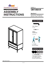 Furniture of America CM7386AR Assembly Instructions Manual preview