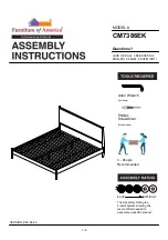 Furniture of America CM7386EK Assembly Instructions Manual preview