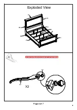 Preview for 4 page of Furniture of America CM7389EK Assembly Instructions Manual