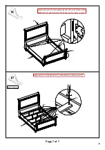 Preview for 7 page of Furniture of America CM7389EK Assembly Instructions Manual