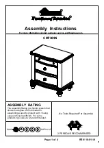 Furniture of America CM7389N Assembly Instructions preview