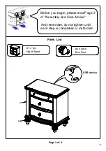 Preview for 3 page of Furniture of America CM7389N Assembly Instructions