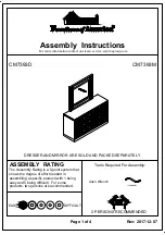 Preview for 1 page of Furniture of America CM7393D Assembly Instructions