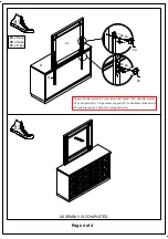 Preview for 4 page of Furniture of America CM7393D Assembly Instructions