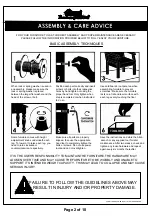 Preview for 2 page of Furniture of America CM7394Q Assembly Instructions Manual