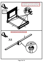 Preview for 9 page of Furniture of America CM7394Q Assembly Instructions Manual