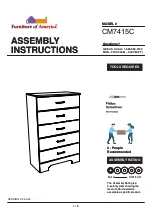 Furniture of America CM7415C Assembly Instructions Manual preview