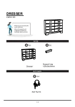 Preview for 5 page of Furniture of America CM7415D Assembly Instructions Manual