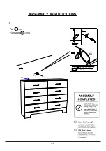 Preview for 7 page of Furniture of America CM7415D Assembly Instructions Manual