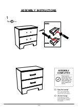 Preview for 6 page of Furniture of America CM7415N Assembly Instructions Manual