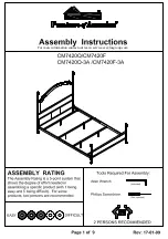 Furniture of America CM7420F Assembly Instructions Manual preview