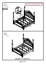 Preview for 7 page of Furniture of America CM7427EK Assembly Instructions Manual