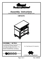 Preview for 1 page of Furniture of America CM7427N Assembly Instructions