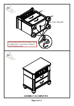 Preview for 4 page of Furniture of America CM7427N Assembly Instructions