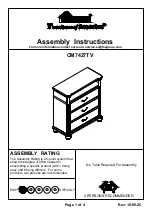 Furniture of America CM7427TV Assembly Instructions preview