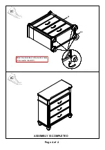 Preview for 4 page of Furniture of America CM7427TV Assembly Instructions