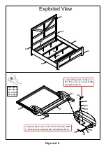 Preview for 4 page of Furniture of America CM7435EK Assembly Instructions Manual