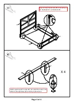 Preview for 5 page of Furniture of America CM7435EK Assembly Instructions Manual