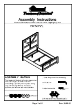 Preview for 1 page of Furniture of America CM7435Q Assembly Instructions Manual