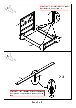 Preview for 5 page of Furniture of America CM7435Q Assembly Instructions Manual