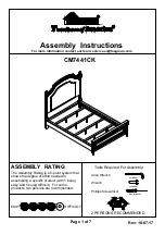 Preview for 8 page of Furniture of America CM7441CK Assembly Instructions Manual