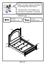 Preview for 11 page of Furniture of America CM7441CK Assembly Instructions Manual