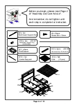 Preview for 4 page of Furniture of America CM7500EK Assembly Instructions Manual