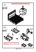 Preview for 9 page of Furniture of America CM7500EK Assembly Instructions Manual