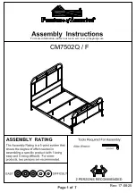 Furniture of America CM7502F Assembly Instructions Manual preview