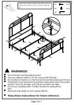 Preview for 7 page of Furniture of America CM7502F Assembly Instructions Manual