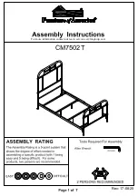 Preview for 15 page of Furniture of America CM7502F Assembly Instructions Manual