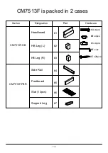 Preview for 7 page of Furniture of America CM7513F Assembly Instructions Manual