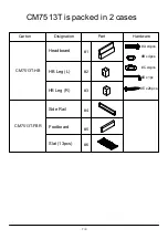 Preview for 7 page of Furniture of America CM7513T Assembly Instructions Manual