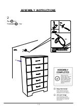 Preview for 7 page of Furniture of America CM7515C Assembly Instructions Manual