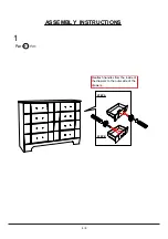 Preview for 6 page of Furniture of America CM7515D Assembly Instructions Manual