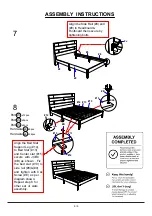 Предварительный просмотр 9 страницы Furniture of America CM7515EK Assembly Instructions Manual