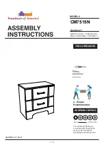 Furniture of America CM7515N Assembly Instructions Manual preview