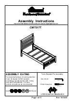 Furniture of America CM7517T Assembly Instructions Manual preview