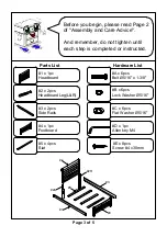 Preview for 3 page of Furniture of America CM7517T Assembly Instructions Manual